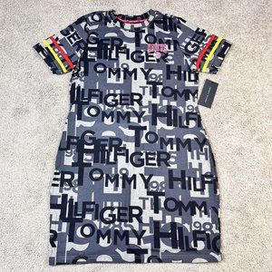 Tommy Hilfiger Atlanta Hawks T-Shirt Dress Gray  Women’s Size Large